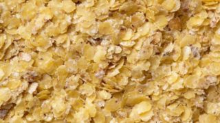 麦芽片射击特写镜头射击