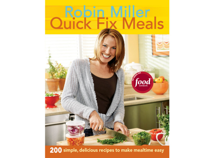 这是罗宾·米勒(Robin Miller)的《速食》(Quick Fix Meals)一书的封面