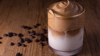 咖啡豆Dalgona咖啡