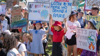 孩子们召集的气候变化改革