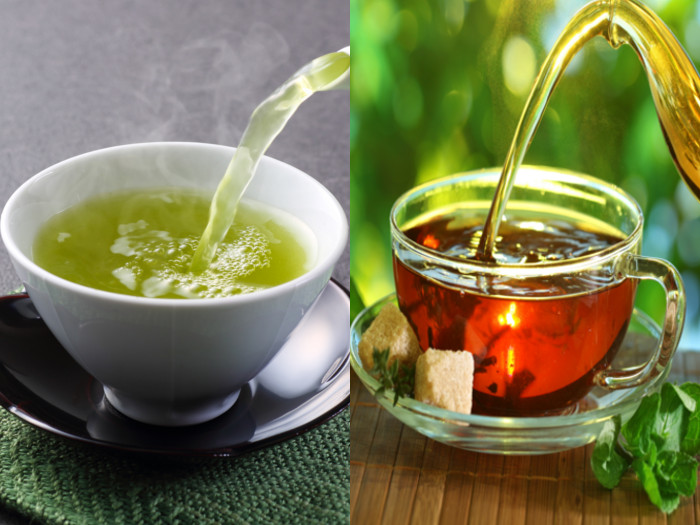 一杯绿茶,一杯红茶