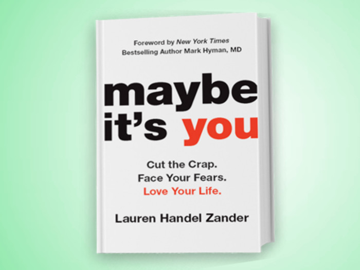 这是劳伦·汉德尔·赞德(Lauren Handel Zander)的《也许是你》(Maybe It's You)一书的封面
