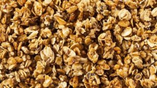 关闭自创格兰诺拉麦片谷物