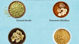 关于自然丰胸的家庭疗法的信息图表